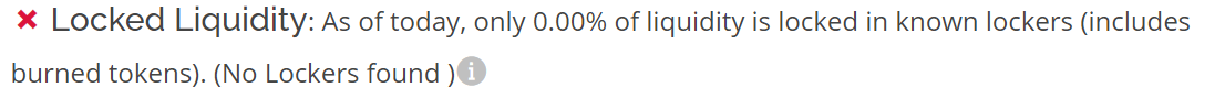 Locked Liquidity Bad