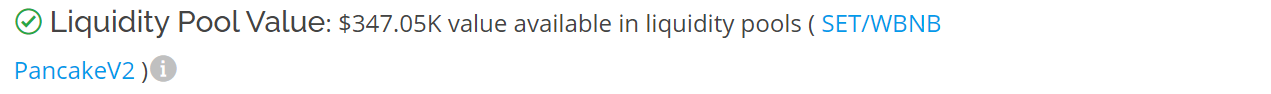 Liquidity Pool Value Good